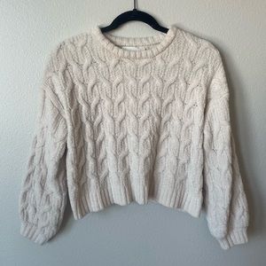 Jessica Simpson Crew Cable Sweater